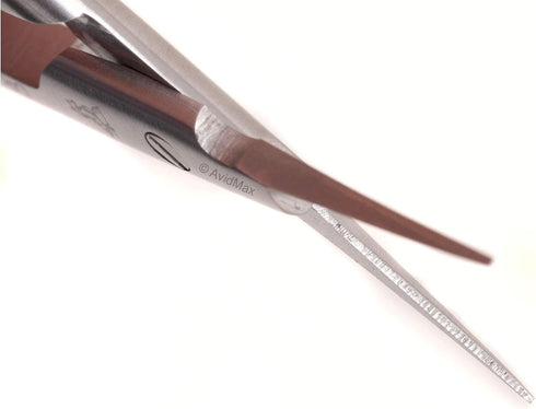 Dr. Slick Arrow Scissor, 3-1/2", Gold Loops, MicroTip, Straight...