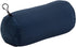 Microbead Bolster Tube Travel Pillow - Compact Neck Roll Pillow for Airplane, Car, or Home - Soft Lumbar Support Pillow - Navy...