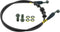 Motorcycle Hydraulic Brake Oil Hose - 28 28 Degree M10 Braided Steel Brake Clutch Oil Line Pipe for Dirt Bike Enduro Motocross Black 1100mm/43.31"...