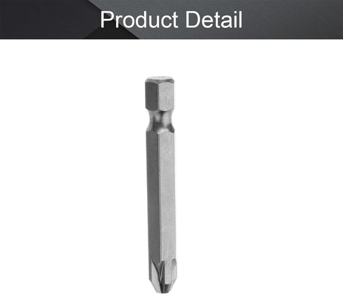 Utoolmart Pozidriv Screwdriver Bits, PZ3 Pozidriv Head Screw Driver Bit, with 1/4 Inch Hex Shank, 50mm Length S2 Steel Screw Driver Kit Tools, for...