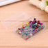 100Pcs Multicolour Round Pearl Straight Head Pins Stainless Steel Sewing Pins Clever Fashion Pins and Pincushions Sewing Notions and Supplies (1.5...