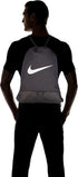 Nike Brasilia Training Gymsack, Drawstring Backpack with Zipper Pocket and Reinforced Bottom, Black/Black/White...