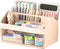 Marte Vanci Desk Organizer with Drawer, Desk Tidy Caddy, Cute Desktop Stationery Organizer, Plastic Makeup Storage Box, Multifunctional Desk Acces...