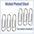 Smooth Paper Clips, 650 medium size Paper clips, school office supplies, 33mm x 8mm (1.3"x0.3") Silver Nickel Plated Paperclips for Office School ...