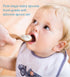 Baby's First Spoon | Self-Feeding Spoon | Toddler Utensil | BPA-Free Silicone 4-Pack (Sandy Beach)...