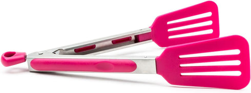 Fox Run Craftsmen, us kitchen, FOXW9 Locking Tongs, 1.25 x 2.25 x 10.75 inches, Pink...