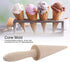 Ice Cream Cone Mold, Wooden Waffle Cone Roller, 9.1in Pizzelle Roller Cone Wooden Waffle Cone Roller Baking Pastry Roll Waffle Cone Baking Tool...