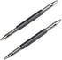 2 Pieces Dual Head Nail Setter Spring Loaded Nail Set Spring Nail Punch Hammerless Tool Kit 3/32?& 1/8? Tools 3500 PSI Striking Force Counter Punc...