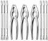 Seafood Crackers Tools Nutcrackers tools, Crab Nut Lobster Crackers Opener Shellfish Lobster Leg Sheller Kitchen Kits Pack of 9...