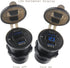 Dual USB Quick Charge 3.0 Port & PD USB C Car Charger Socket, 12V USB Outlet with Voltmeter and Power Switch for Car Boat Marine Truck......