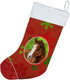 Caroline's Treasures SB3120-CS Horse Foal Red Snowflakes Holiday Christmas Christmas Stocking Fireplace Hanging Stockings Christmas Season Party D...