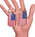 MIXJOY American Flag Keychain - 2 Pack Patriotic US Keyrings, Souvenir Gifts for 4th of July, Labor Day, and Veterans' Day Festivities...