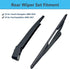 Rear Window Wiper Arm & Blade Replacement for Lincoln Navigator 2009-2016 and Ford Expedition 2009-2017, Factory OE Style Rear Windshield Wiper Ar...