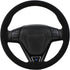 16.5 Inch Universal Suede Car Steering Wheel Cover with Needle & Thread, Skidproof Automobile Handlebar Fuzzy Material Covers Protecting Vehicle S...
