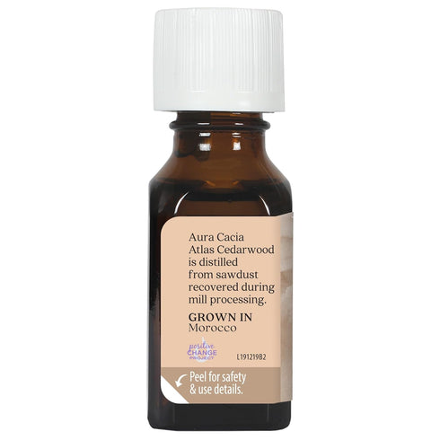 Aura Cacia Atlas Cedarwood Essential Oil, 0.5 Fluid Ounce, Packaging May Vary...