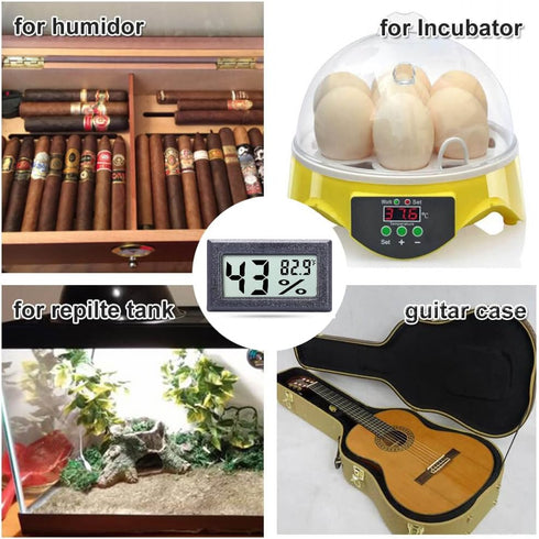 Goabroa Mini Hygrometer Thermometer Digital Indoor Humidity Gauge Monitor with Temperature Meter Sensor Fahrenheit (?)