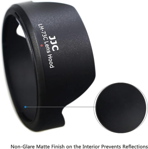 JJC Reversible Lens Hood Shade Protector for Canon EF-S 10-18mm f/4.5-5.6 is STM Lens on Camera Rebel T7i T8i T7 T6S T6i T5i T5 SL3 SL2 EOS 90D 80...
