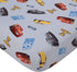 Disney Cars Fitted Crib Sheet 100% Soft Breathable Microfiber, Baby Sheet, Fits Standard Size Crib Mattress 28in x 52in, Gray...