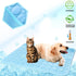 Dog Cooling Mat Washable Ice Silk Cooling Mat for Dogs Waterproof Bottom Summer Sleeping Pad Self Cooling Pad Blanket for Pets (40x28 in, Light Bl...