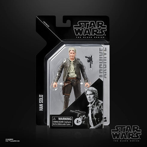 STAR WARS The Black Series Archive Han Solo Toy 6-Inch-Scale The Force Awakens Collectible Action Figure, Toys for Kids 4 and Up...