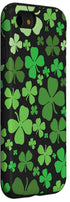 iPhone SE (2020) / 7 / 8 St Patricks Day Phone Case Green Shamrock Pattern Case...