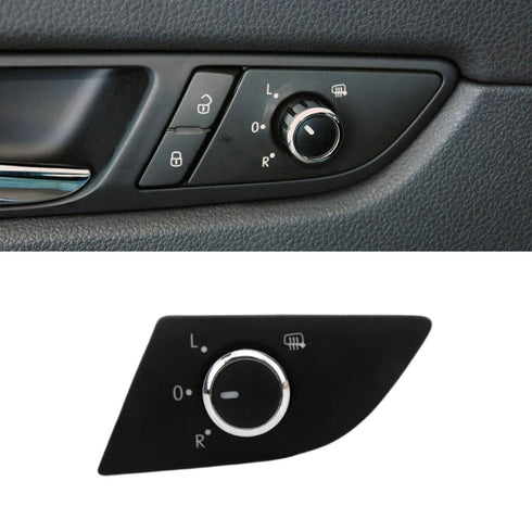 Left Driver Mirror Switch Knob Heated 6 Pins for VW Volkswagen Passat 2012 2013 2014 2015...