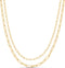 Amazon Essentials 14K Double Paperclip Chain Layered Necklace...