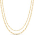 Amazon Essentials 14K Double Paperclip Chain Layered Necklace...