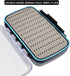 Aventik Fly Fishing Box Jig Box Waterproof Streamer flies Case Double Sided Clear Lid Storage Lure Case Light Weight Saltwater Freshwater?Foam ins...