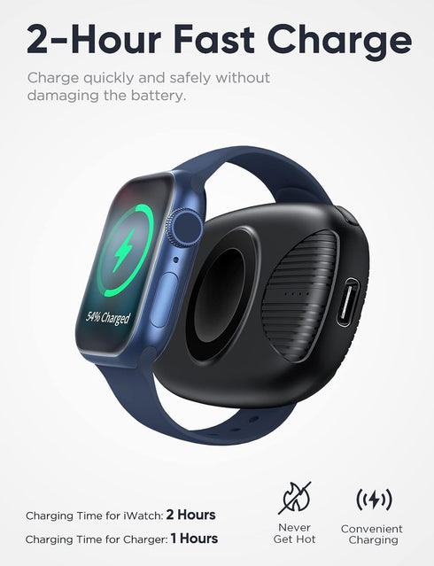 Portable Charger for Apple Watch, 1000mAh, Magnetic Keychain Apple Watch Charger, Apple Watch Accessories......