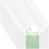 18 Pack Plastic Envelopes Plastic Folders with Snap Closure, A4 Size Clear File Envelopes with Label Documents Folders Organizers for Home Work Of...