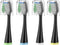 Replacement Toothbrush Heads for Waterpik Complete Care 5.0/9.0 (CC-01/WP-862), with Covers, 4 Count, Black...