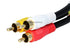 Monoprice Video Cable - 1.5 Feet - Black | Triple RCA Stereo Video Dubbing Composite Cable, Gold Plated Connectors...