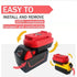 DM18MAN Battery Adapter for Craftsman 20V Cordless Tools, Convert Dewalt 18V/20V Max XR Li-ion Battery or Milwaukee M18 18V Li-ion Battery to Craf...