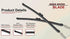 OTUAYAUTO Rear Windshield Wiper Blade - Replacement for 2013-2022 Ford Escape, 2011-2023 Explorer, 2015-2019 Lincoln MKC, Replacement OEM BB5Z1752...