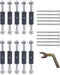 VideoPUP Cassette Repair Device, Electrical Box Repair, 86 Type Universal Cassette Repairer Screw 10 Screws Tools Sturdy Switch and Socket Adjusta...