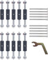 VideoPUP Cassette Repair Device, Electrical Box Repair, 86 Type Universal Cassette Repairer Screw 10 Screws Tools Sturdy Switch and Socket Adjusta...
