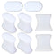 Iconikal 8-Pack Gel Toe Spacers, Medium, Bunion Cushion Separator Corrector & Foot Pain Relief...