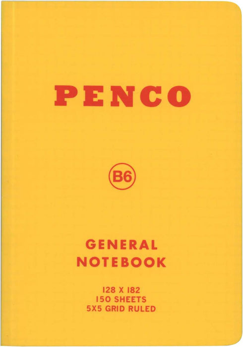 Hi-Tide Penko Notebook B6 Square Yellow CN159...