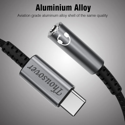 USB Type C to 3.5mm Female Headphone Jack Adapte...