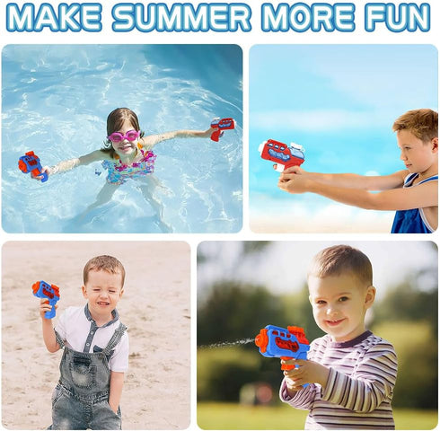 Water Guns, Water Guns for Kids, 4 Pack Squirt Guns Water Blaster, Mini Water Guns Small Water Pistol Toys for Boys Girls, Summer Gifts for Swimmi...