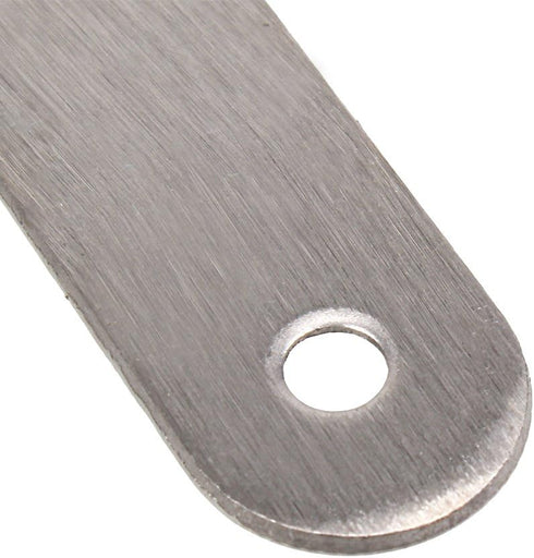 BQLZR Stainless Steel 2 Holes Flat Corner Brace Plate Connector 47x15.5x5mm Pack of 10...