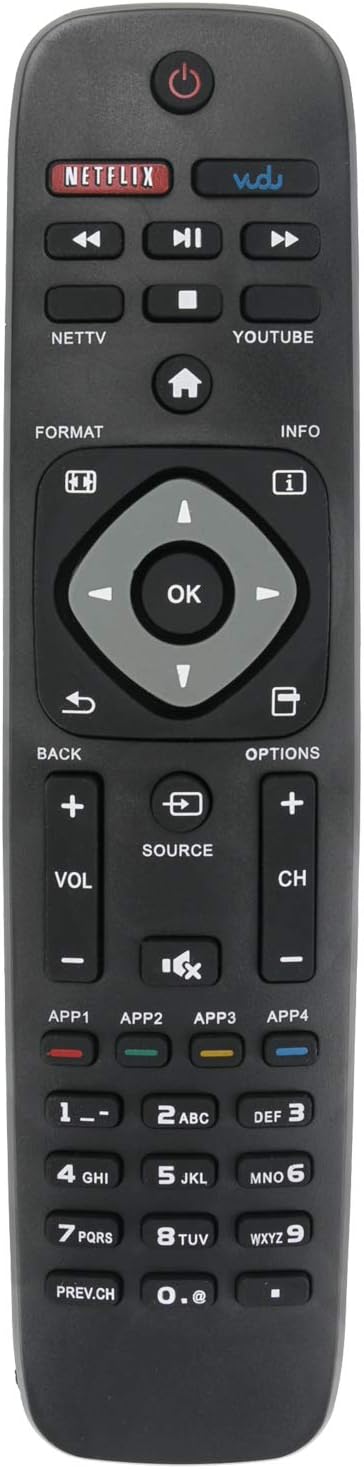 New Remote Control URMT41JHG003(YKF340003) for Philips LED LCD HDTV TV URMT41JHG006 URMT41JHG01 28PFL4609 28PFL4609/F7 28PFL4909 28PFL4909/F7 with...