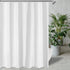 2-Pack Fabric Shower Curtain Liners Lightweight - White Cloth Shower Liners with Magnets, Washable & Water Repellent, 12 Button Holes, Hotel Quali...