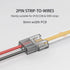 COB LED Light Strip Connectors 20pcs 8mm 2Pin Strip to Wires LED Tape Light Connectors,Transparent Solderless No Dark Area for LED Lights Connecto...