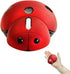 elec Space Mini Small Wireless Mouse for Kids, Cute Animal Ladybug Shape 3000DPI Portable Mobile Optical Mouse with USB Receiver Cordless Mouse fo...