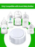 Travel and Storage Bottle Caps Compatible with Avent Baby Bottles, Bottle Lids Replacement, 8 Count...