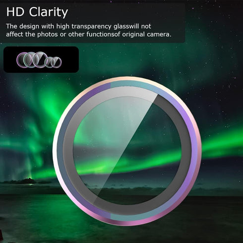 (2 Set) for Nothing Phone (2) Camera Lens Protector, Scratch-Resistant HD Clarity Ultra-Thin 9H Tempered Glass with Aluminum Edging, Individual Me...