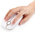 VssoPlor Wireless Mouse, 2.4G Slim Portable Computer Mice with Nano Receiver for Notebook, PC, Laptop, Computer (White and Gold)...