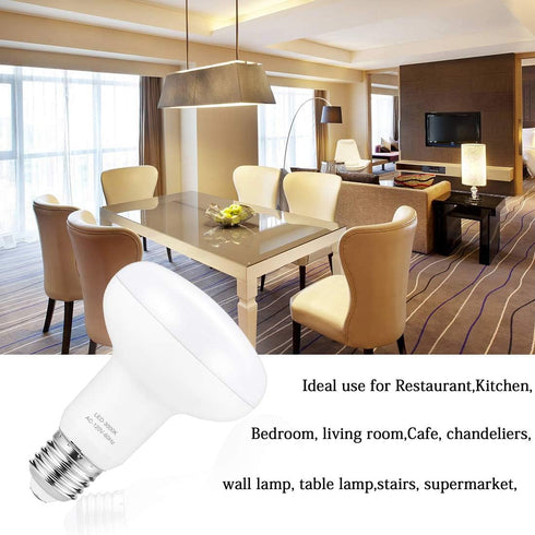 BR25/R25 Led Can light bulbs, 9W Dimmable Flood Lights (75W Equivalent), E26 Medium Base Bulb 3000K Soft White for Indoor Outdoor Lighting, Pack o...